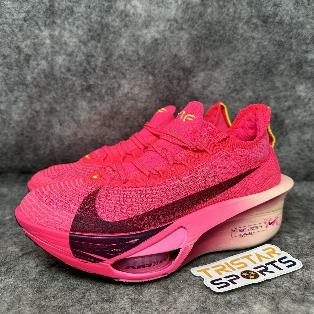 Nike Air Zoom Alphafly Next% 3 Running Shoes Womens Size 6.5 Pink FD8315-601